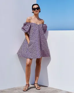 Scanlan Theodore Floral Trapeze Dress – Pink/Print (Size 8) for rent on The Volte - image 1