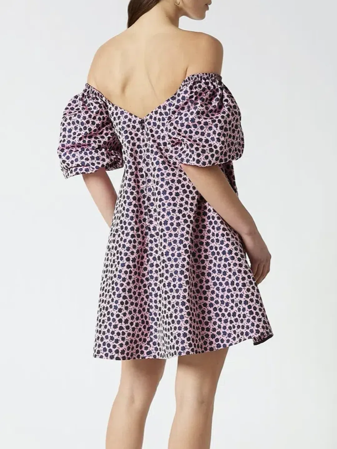Scanlan Theodore Floral Trapeze Dress – Pink/Print (Size 8) for rent on The Volte - main image