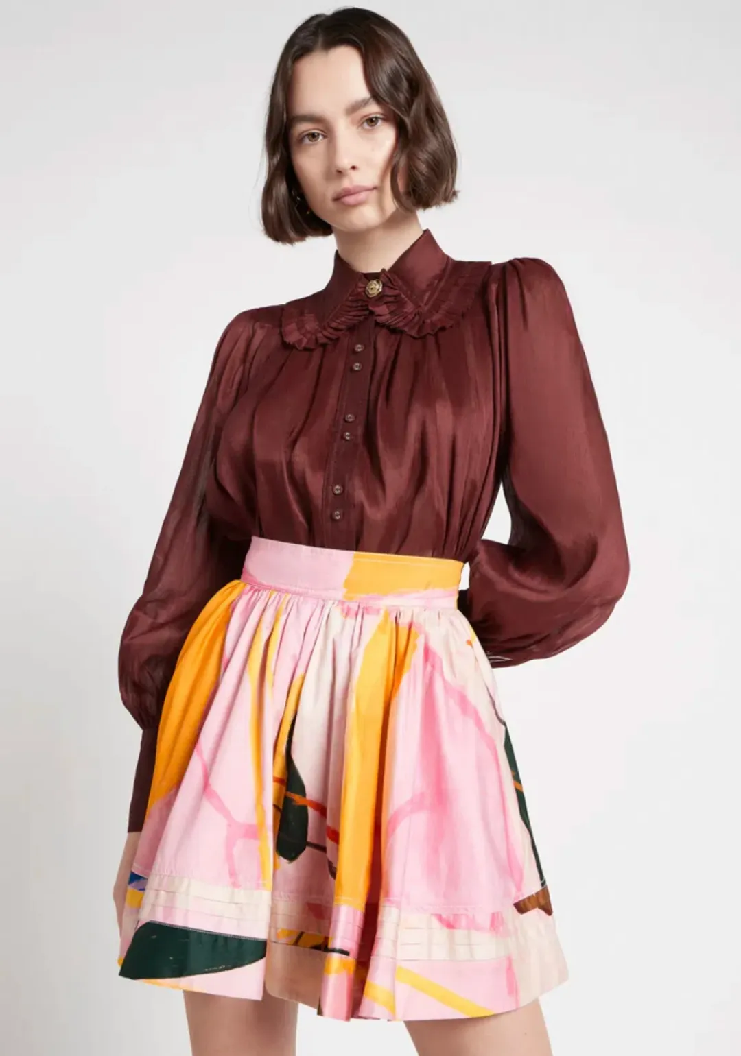 Aje Cassis Mini Skirt Multi Size AU 8 for rent on The Volte - main image