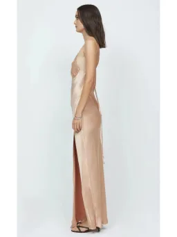 Bec & Bridge Ren Split Maxi Dress Gold Size AU 6 for rent on The Volte - image 3