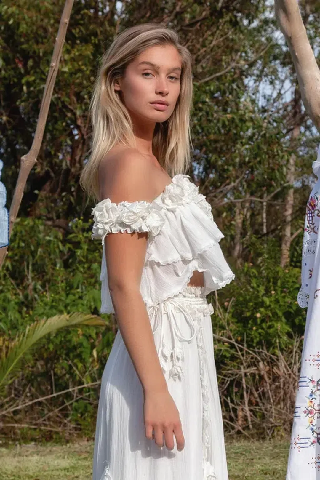 Fillyboo Buttercup Crop Top White Size AU 8 for rent on The Volte - main image