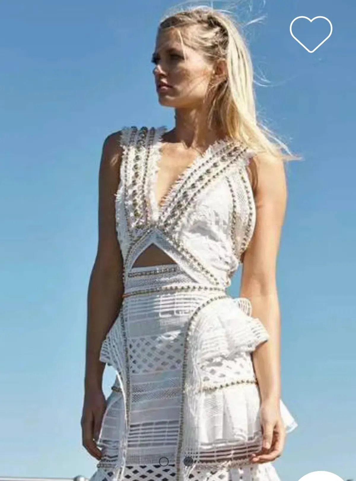 Thurley Titan Dress White Size AU 8 - Image 1