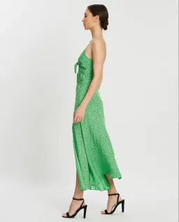Bec & Bridge Neve Midi Dress Green Size AU 6 for rent on The Volte - image 2