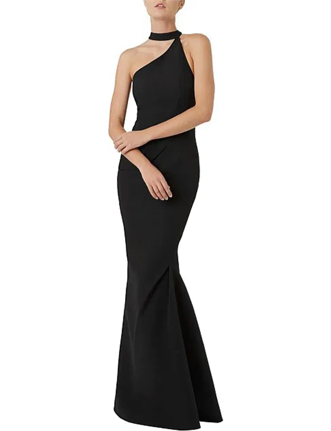Rachel Gilbert Arden Gown Black Size AU 12 for rent on The Volte - main image