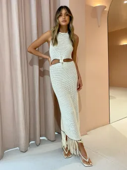 Viktoria & Woods Nomad Dress Cream Size AU 12 for rent on The Volte - image 2