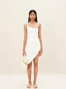 Jacquemus La Robe Saudade White Size 36 / AU 8 for rent on The Volte - image 1