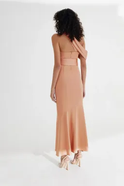 Significant Other Amal Dress in Caramel Size 10 for rent on The Volte - image 2