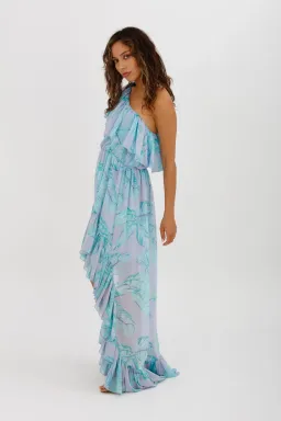 Aggi Antonellina Mistyy Lilac Dress Blue Size M/Au 10 for rent on The Volte - image 3