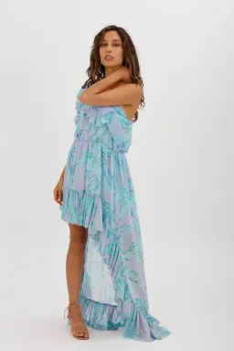 Aggi Antonellina Mistyy Lilac Dress Blue Size M/Au 10 for rent on The Volte - image 2