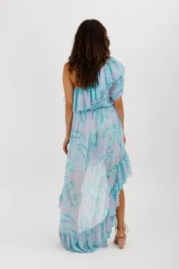 Aggi Antonellina Mistyy Lilac Dress Blue Size M/Au 10 for rent on The Volte - image 8