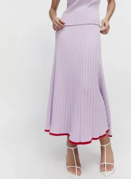 Anna Quan Bebe Top Felicia Skirt Lilac Orchid Set Size AU 8 for rent on The Volte - image 4