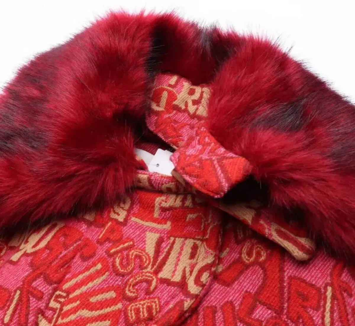 Zimmermann Kaleidoscope Faux Fur Bomber Jacket Size 1 / AU10 - Image 2