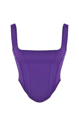 House of CB Edetta Corset Top and Colette Skirt Purple Size S/Au 8 for rent on The Volte - image 5