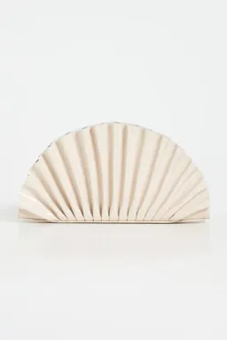 Cult Gaia Nala Mini Clutch Off White for rent on The Volte - image 1