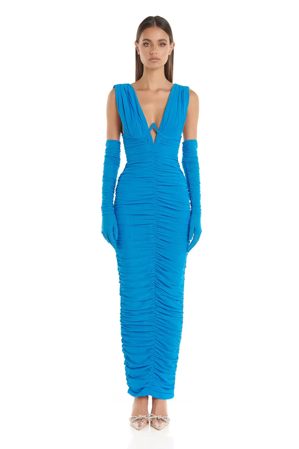 Eliya the Label Anna Dress Blue Size S/AU 8 - Image 1