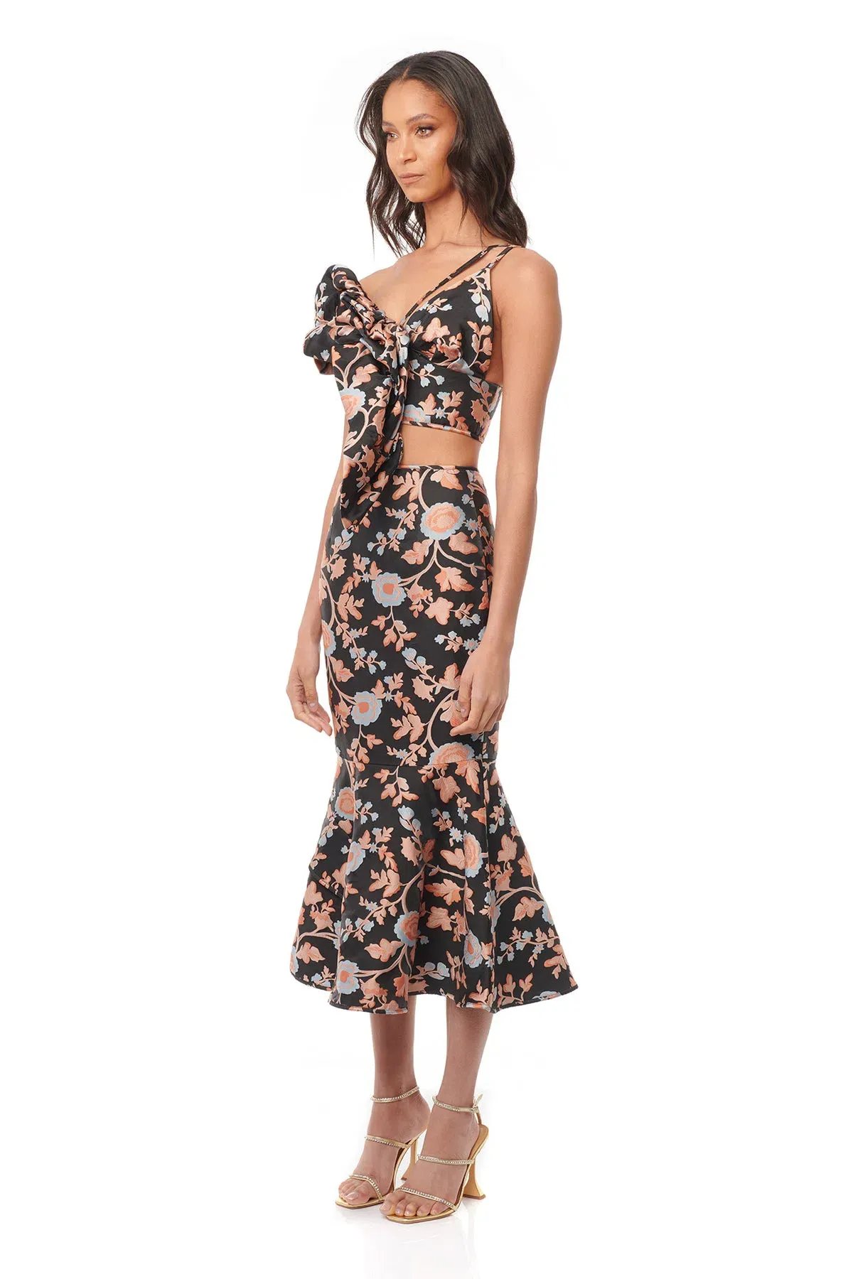 Eliya The Label Kianne Top and Zani Skirt Set Floral Size 10 - Image 4