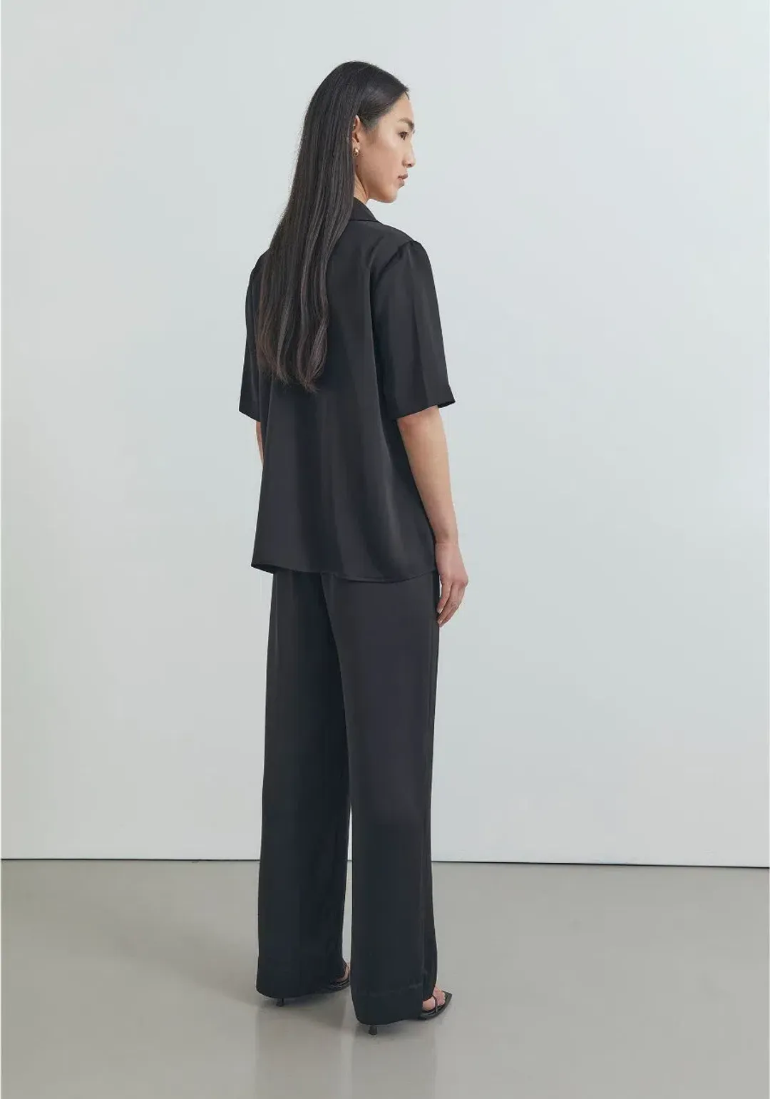Viktoria and Woods Chorus Shirt and Pilot Pants Set Black Size 1 / Au 8 for rent on The Volte - main image