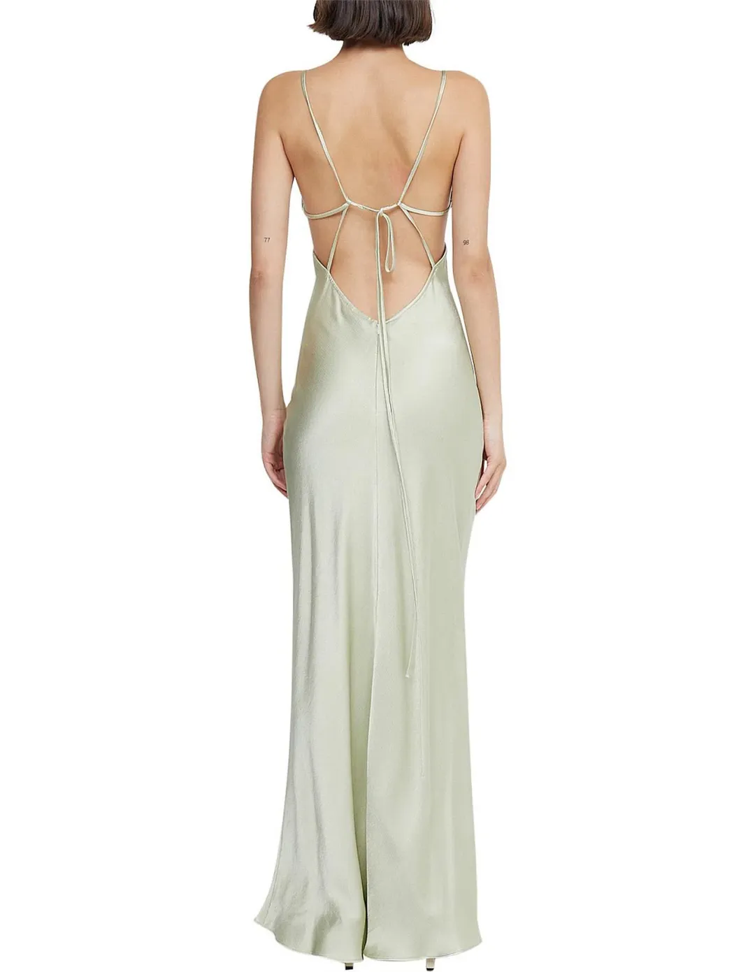 Bec & Bridge Indi Strappy Maxi Dress Honeydew Size 12 for rent on The Volte - main image