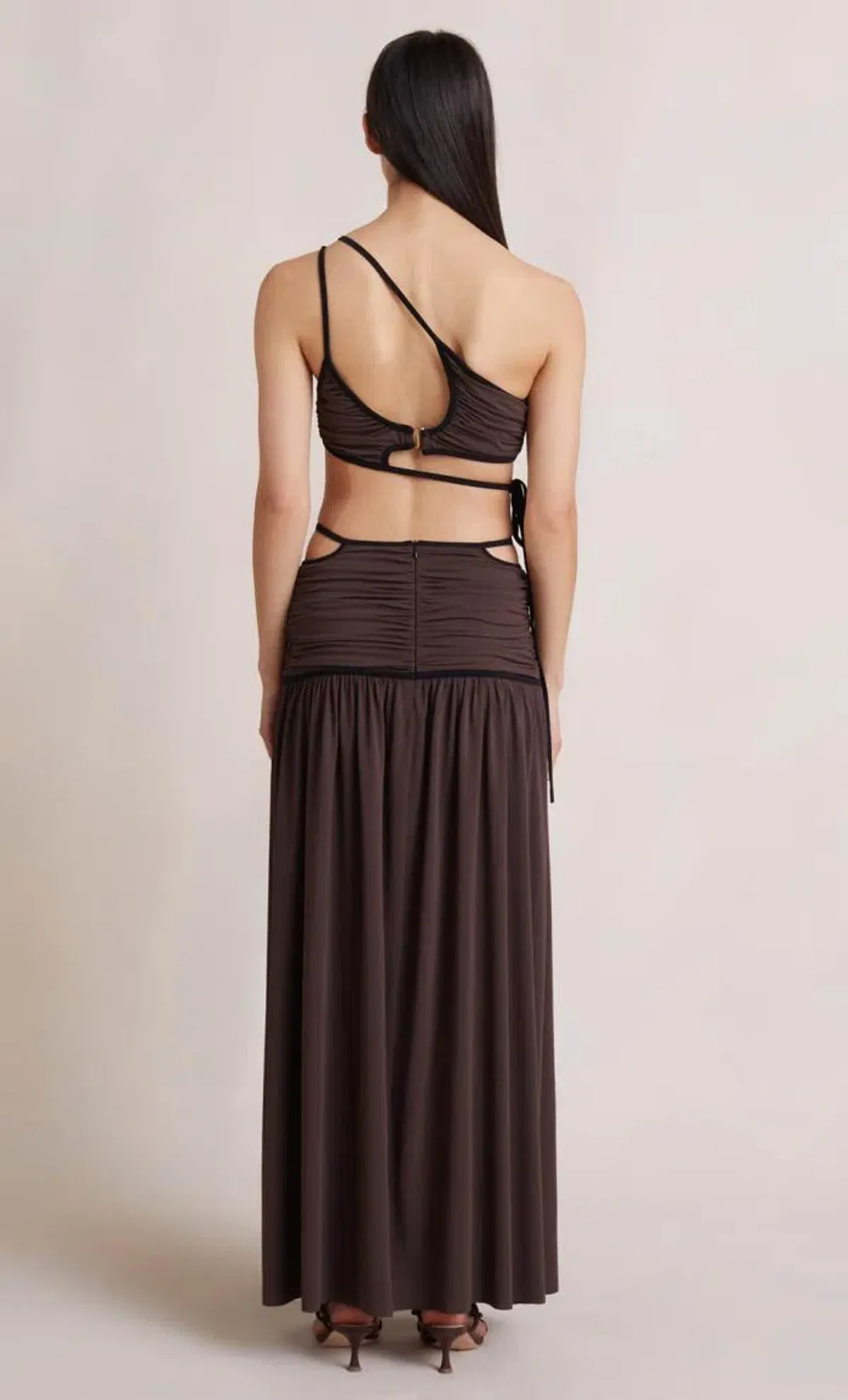 Bec & Bridge Lena Top and Skirt Set Brown Size 10 - Image 3