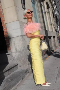 Rachel Gilbert Zion Midi Dress Lemon Size 0 /Au 6 for rent on The Volte - image 3