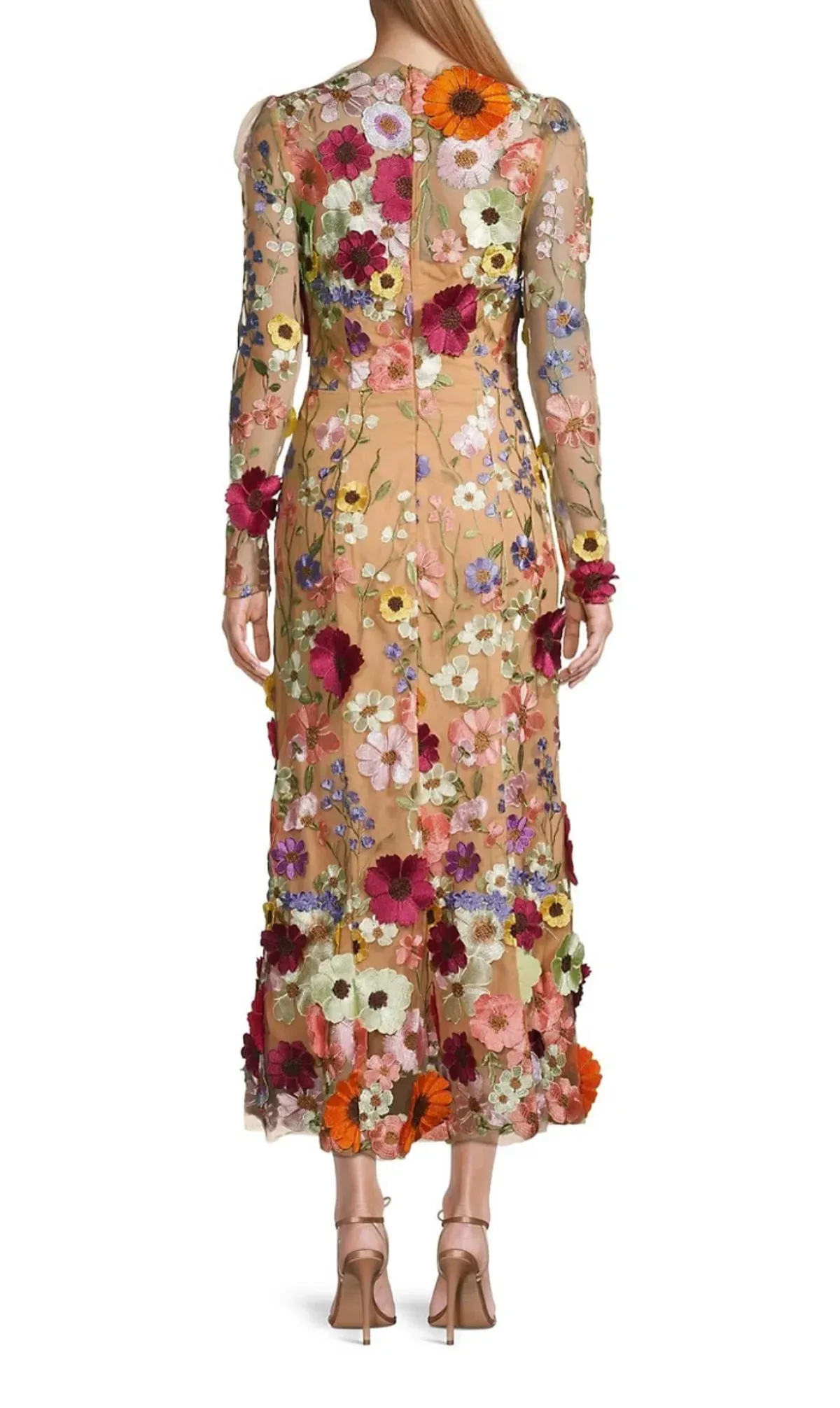 Elliatt Shannon Dress in Floral Lace Size L/AU 12 - Image 2