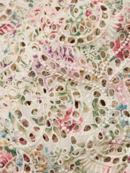 Zimmermann Honour High Neck Dress Cream Floral Size 1/AU 10 for rent on The Volte - image 6