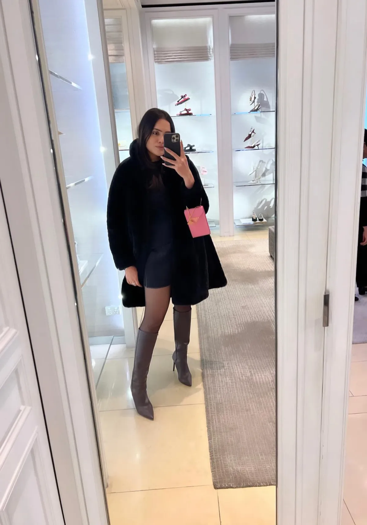 2023 Prada Saffiano Leather Mini Bag Petal Pink - Image 4