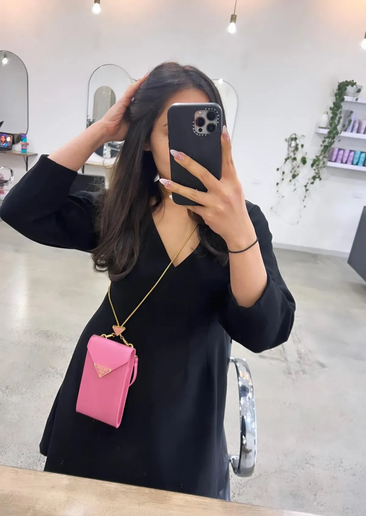 2023 Prada Saffiano Leather Mini Bag Petal Pink - Image 3