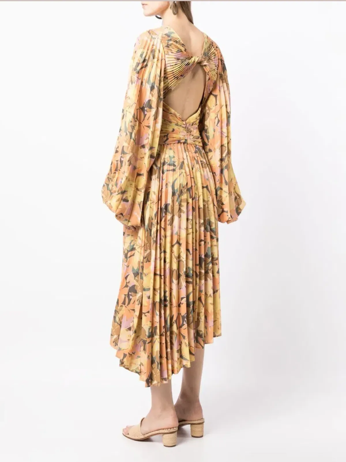 Acler Palms Dress Floral Print Size 14 - Image 3