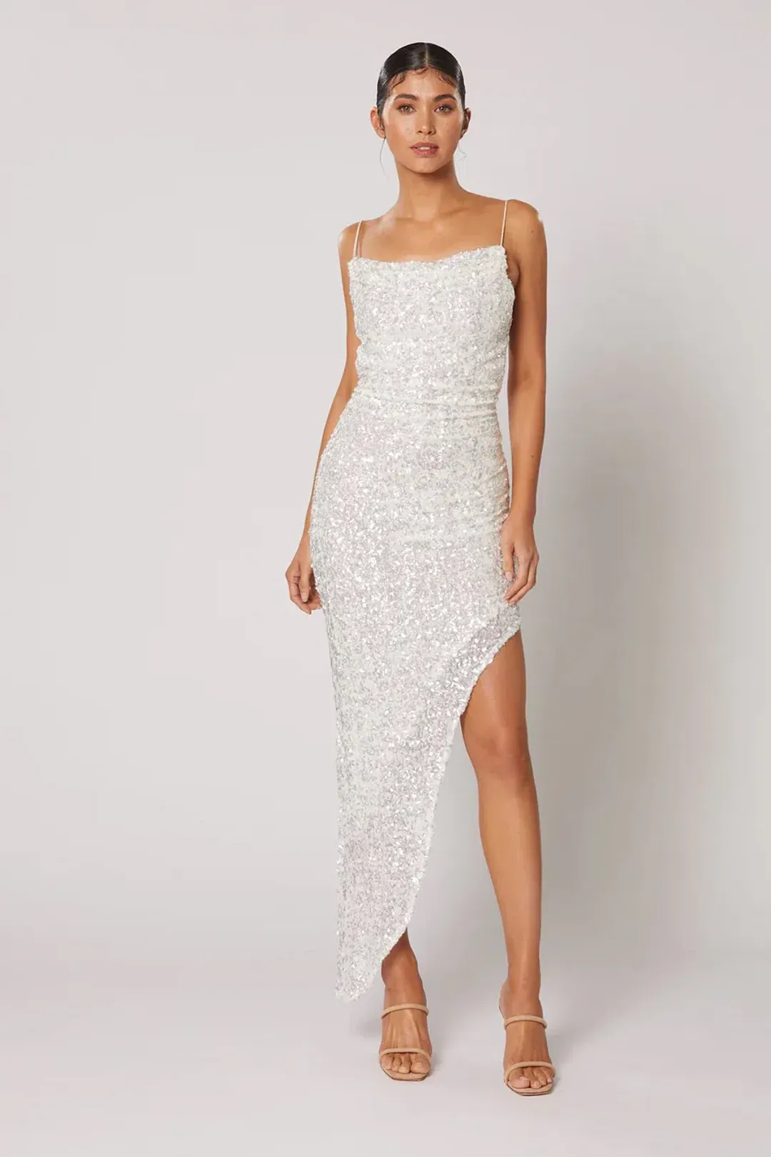 Winona Asha Asymmetrical Midi White Size AU 10 for rent on The Volte - main image