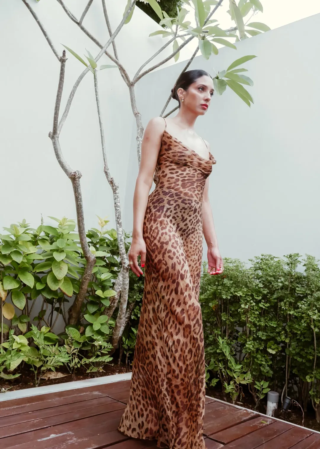 Rat & Boa Valentina Maxi Dress Brown Size AU 6 for rent on The Volte - main image