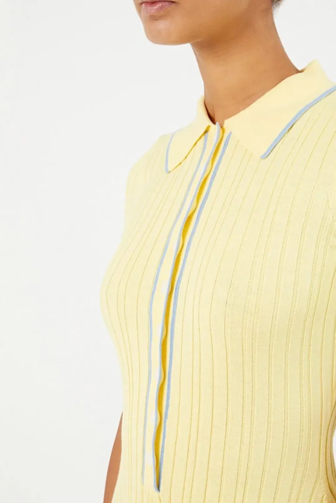 Anna Quan Penelope Midi Dress in Lemon Size 6 for rent on The Volte - main image