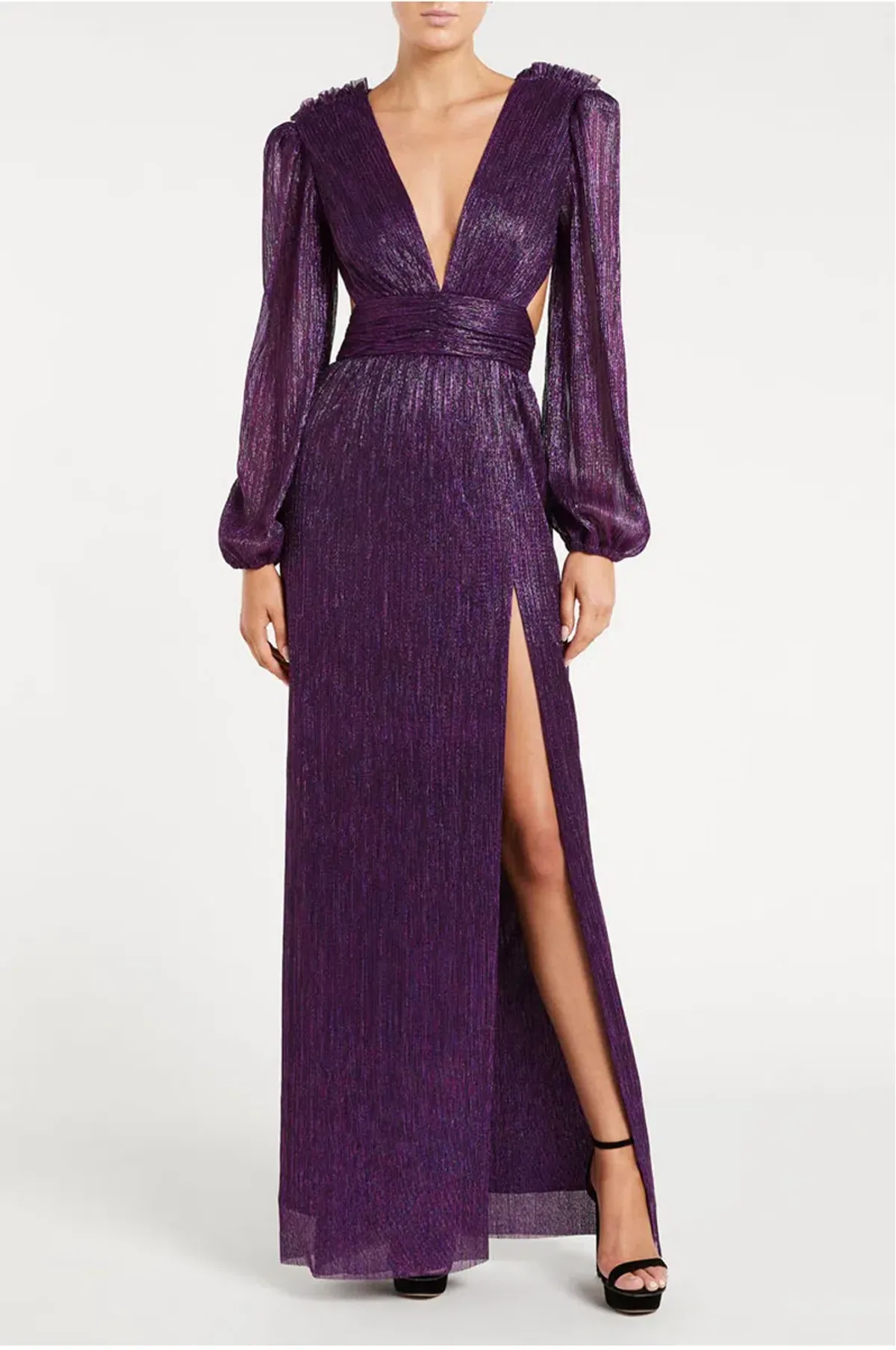 Rebecca Vallance Leonie Maxi Dress Purple Size 8 - Image 1