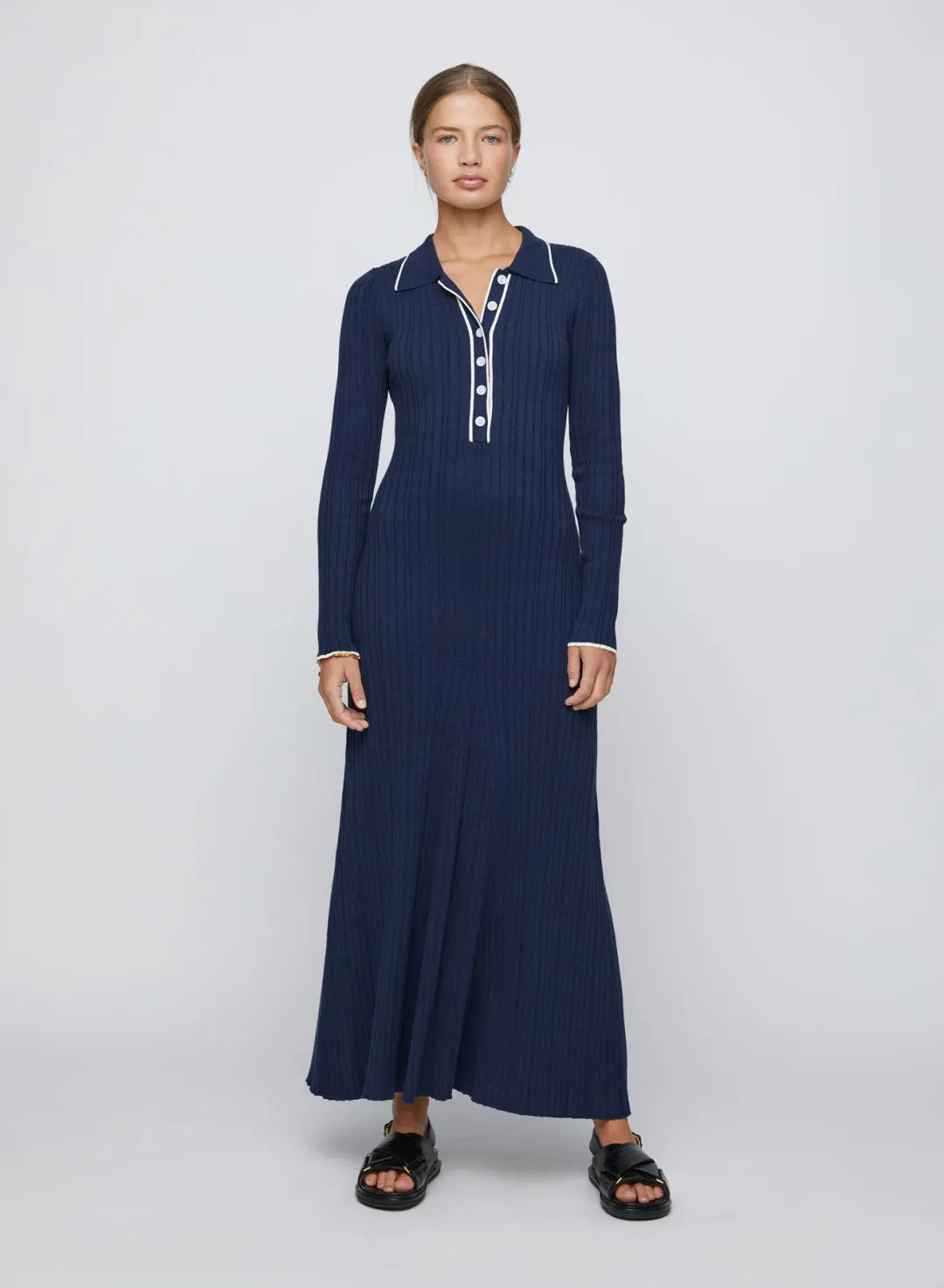 Anna Quan Angelina Midi Dress in Sailer Size 6 for rent on The Volte - main image