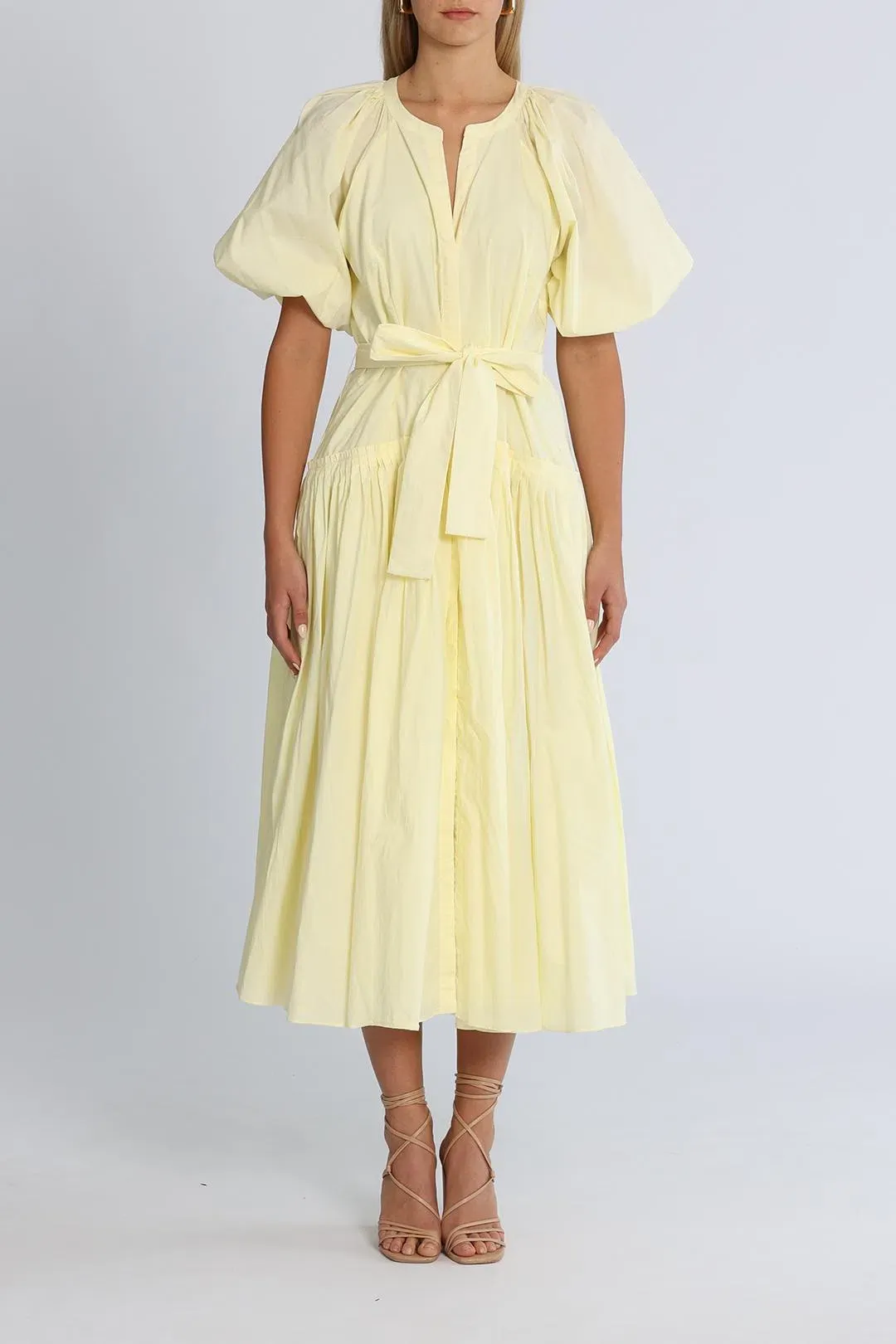 Steele Selma Dress Citron Size M /Au 10 for rent on The Volte - main image