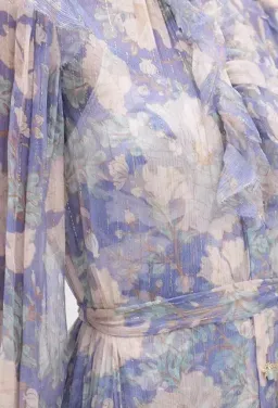 Zimmermann Scallop Cosmic Midi Blue Size 3 / AU 14 for rent on The Volte - image 3