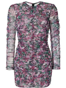 Bec & Bridge Print Anais Mesh Mini Dress Purple Size AU 8 for rent on The Volte - image 2