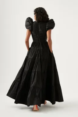 Aje Statuesque Tiered Gown Black Size AU 6 for rent on The Volte - image 3