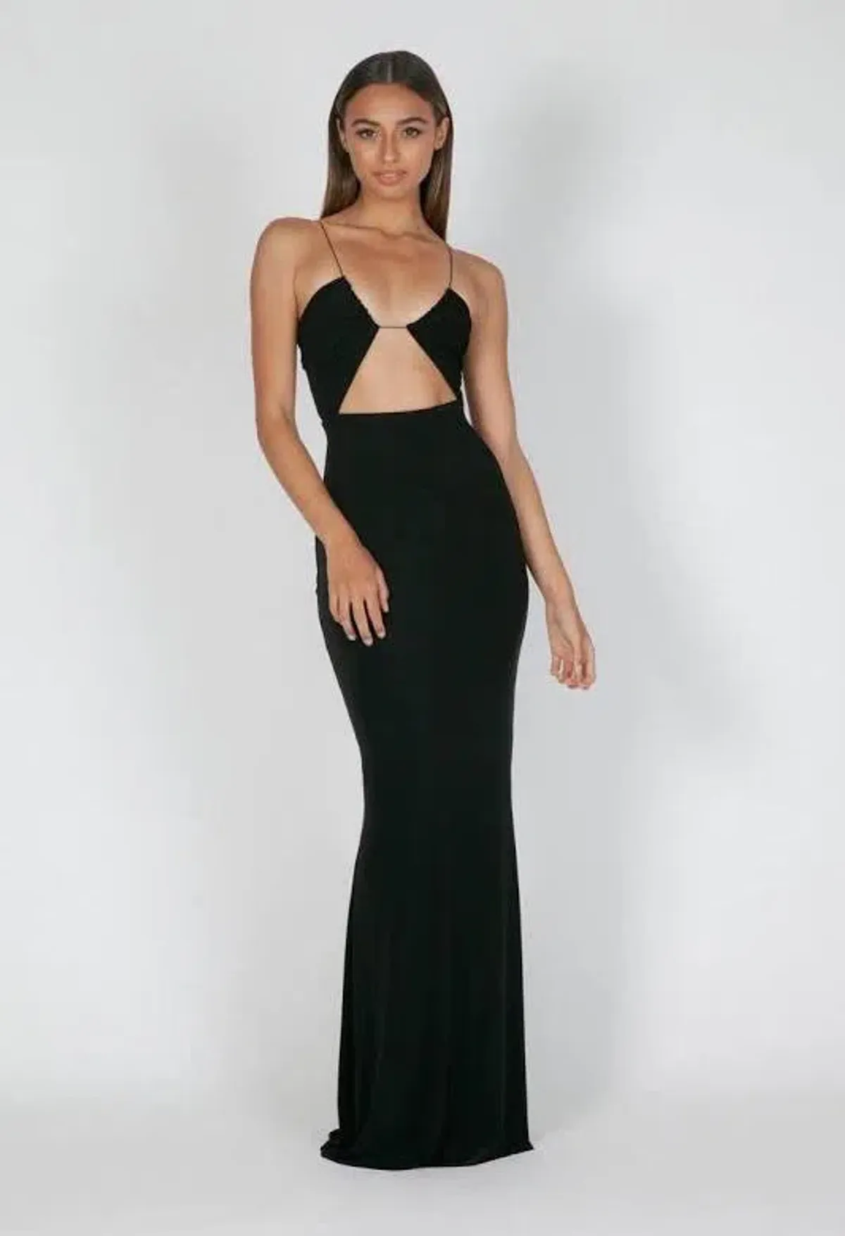 Natalia Rolt Cher Gown Black Size AU 8 - Image 1