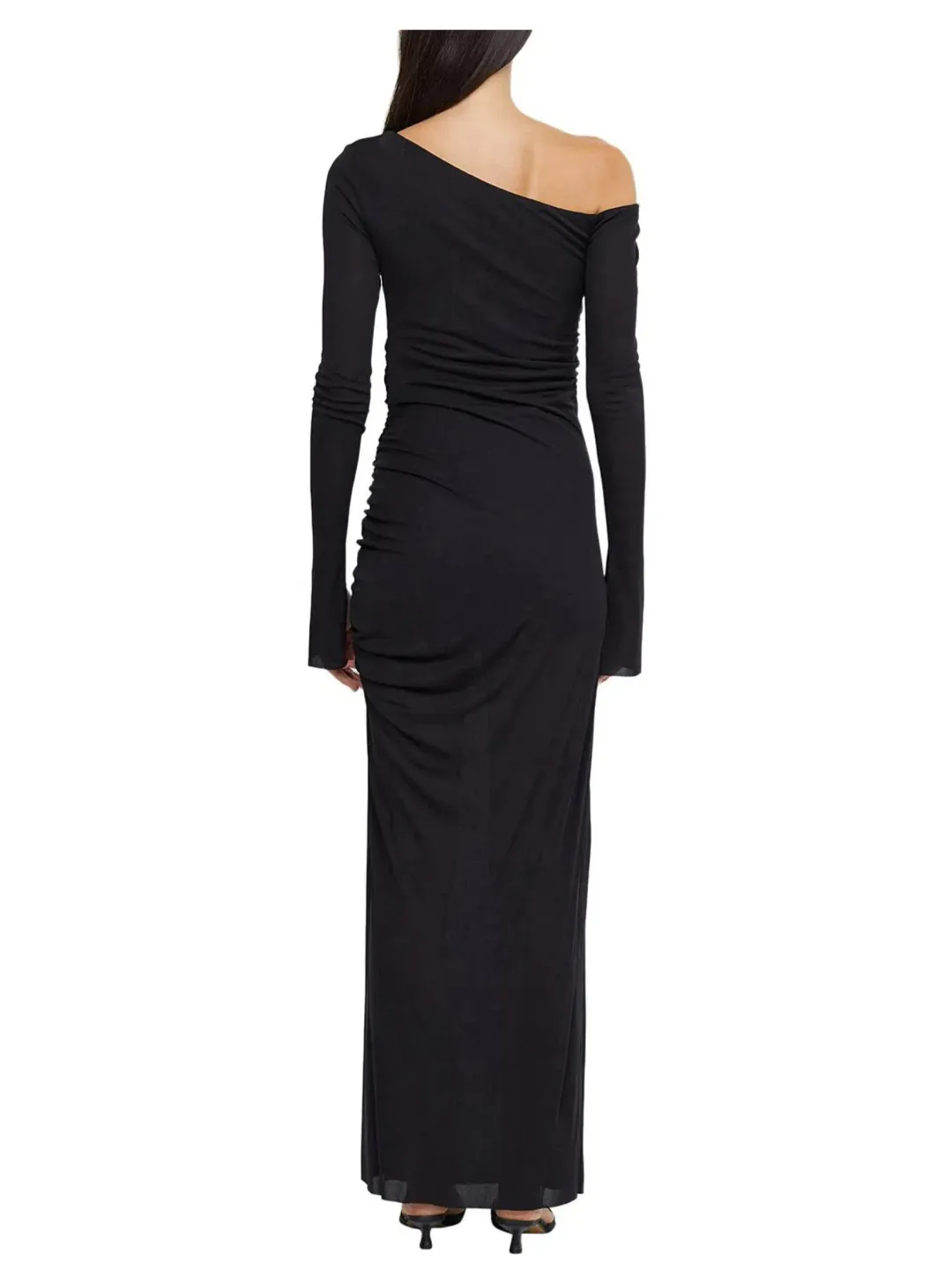 Bec & Bridge Monette Asym Long Sleeve Maxi Dress Black Size AU 8 for rent on The Volte - main image