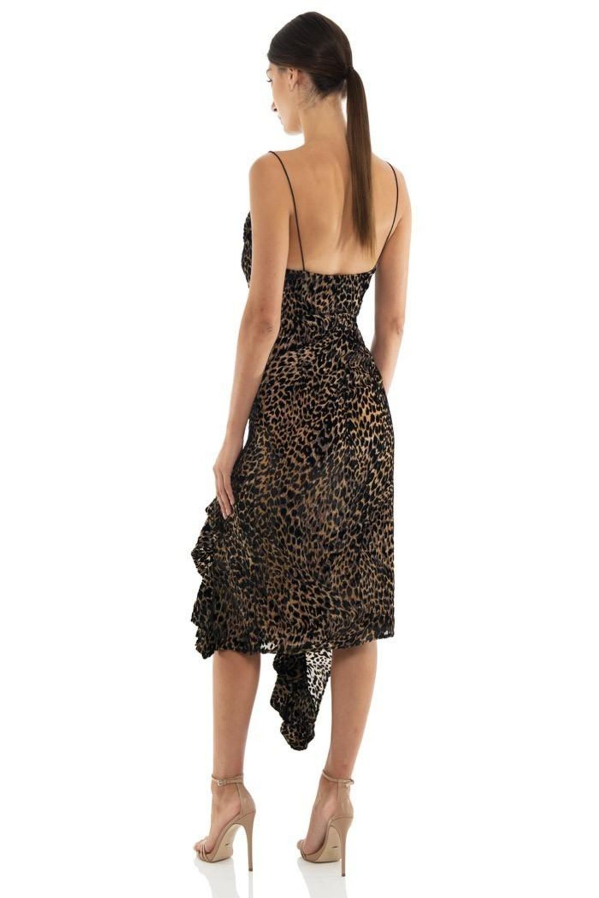MISHA Emilia Dress Animal Print Size 8/S - Image 3