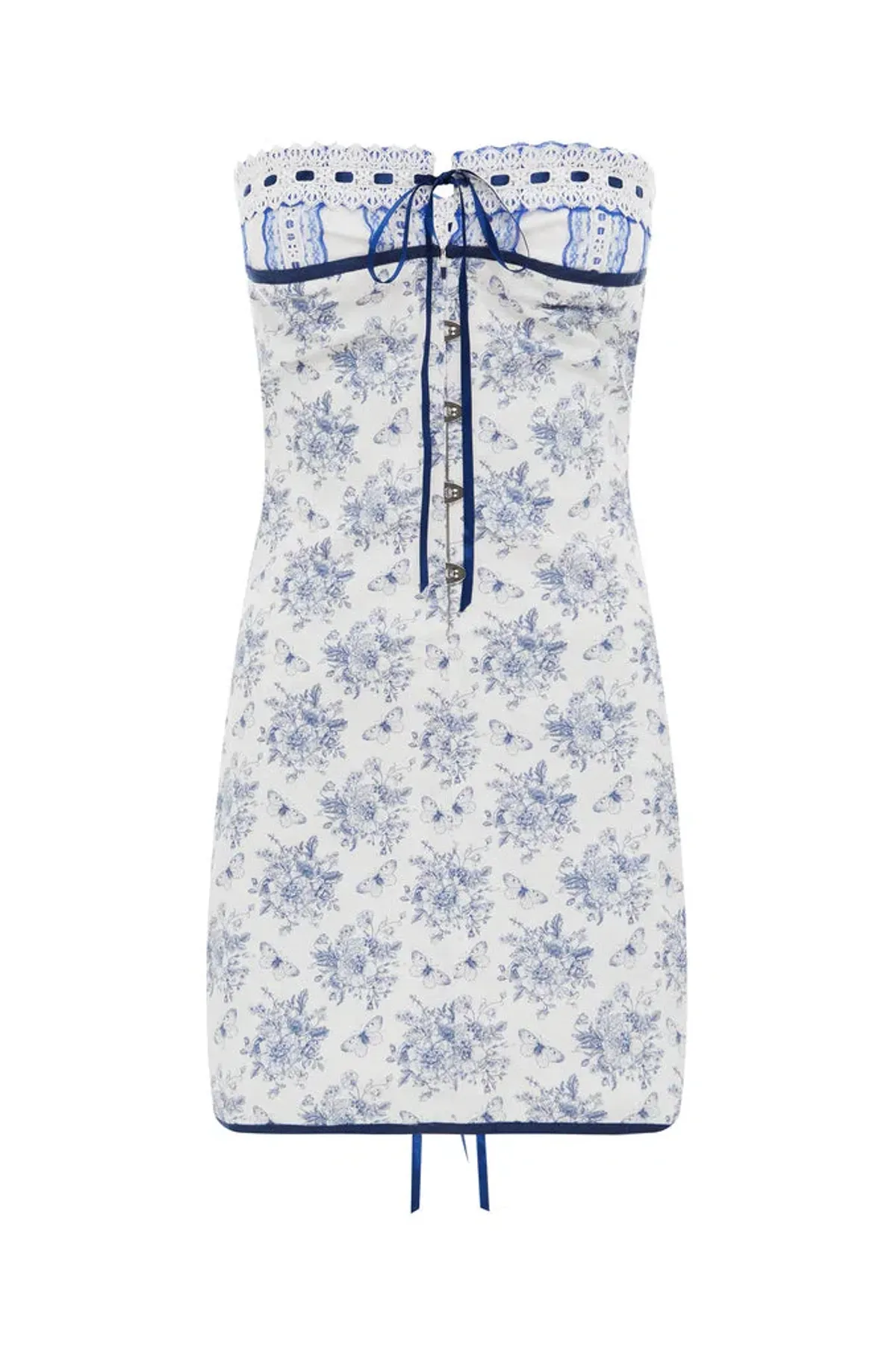 With Jean Sabrin Dress Toile Papillon Size S/Au 8 - Image 4