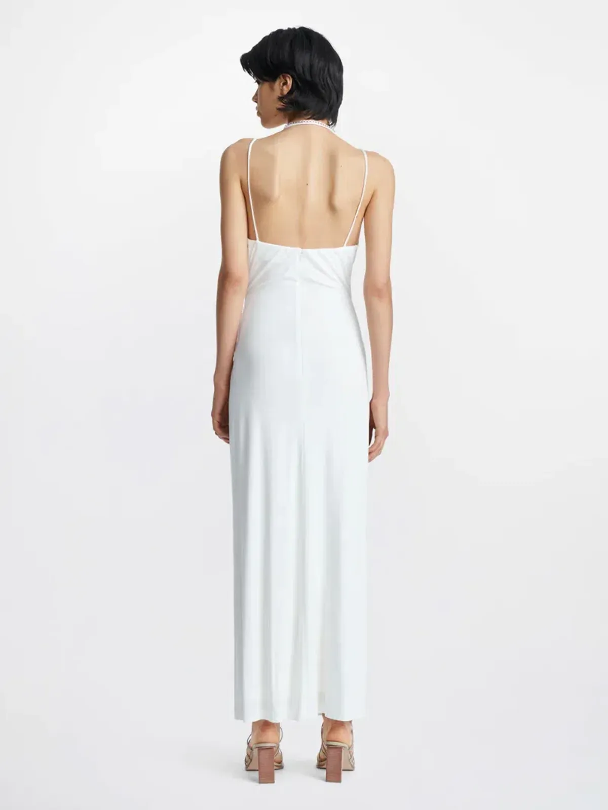 Dion Lee Rivet Pierced Dress White Size 6 - Image 3