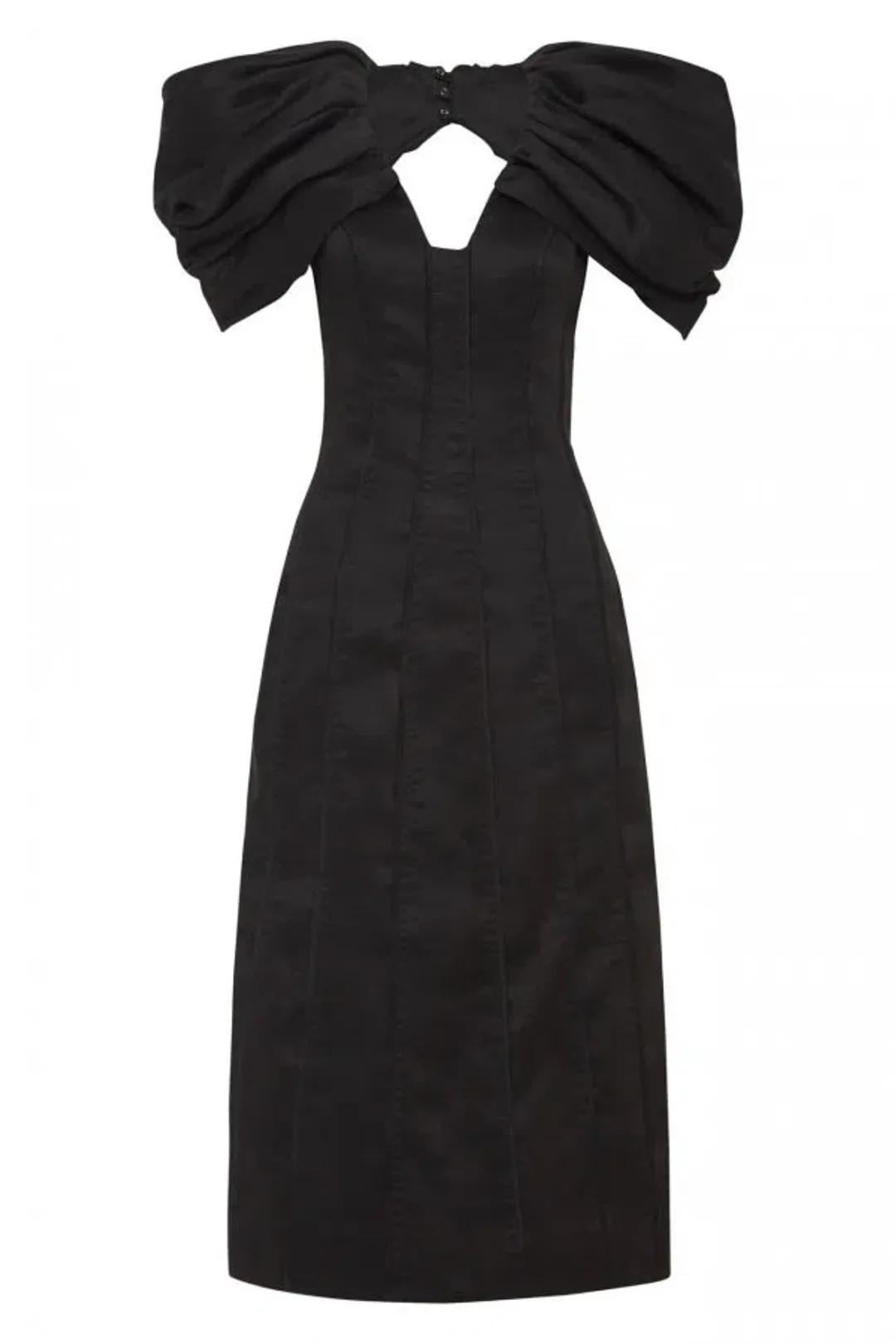 Aje Admiral Butterfly Black Dress Size 8 for rent on The Volte - main image