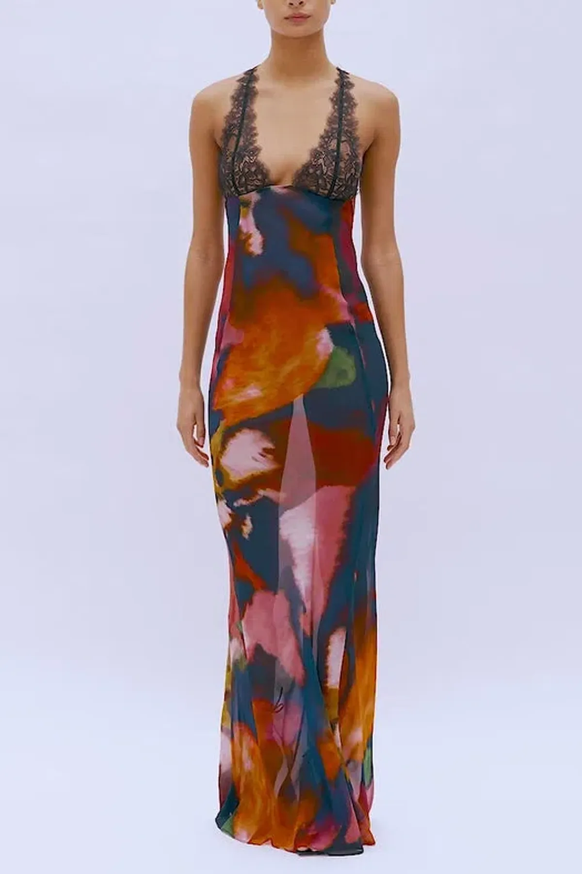 Rat & Boa Paola Floral Maxi Dress Multi Size M / AU 10 - Image 2