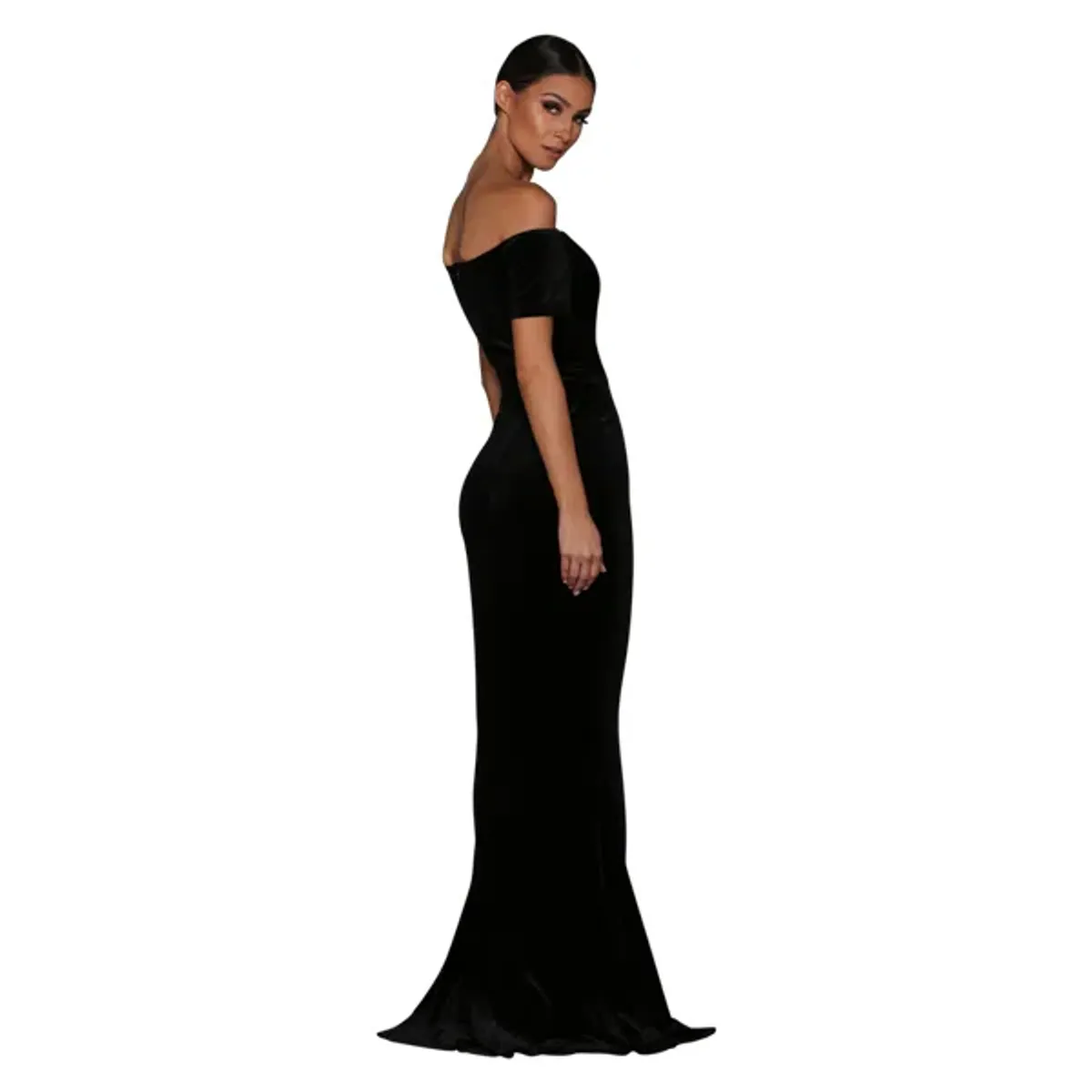 Elle Zeitoune Solange Gown Black Size 10 - Image 1