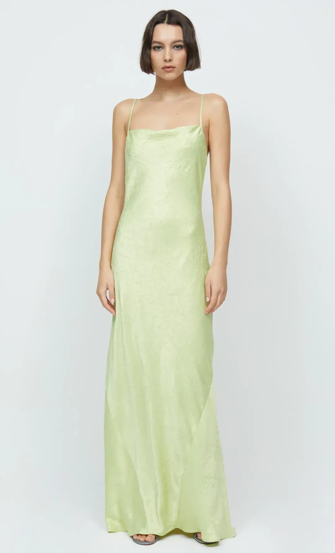 Bec & Bridge Lani Maxi Dress Lime Green Size AU 8 for rent on The Volte - main image