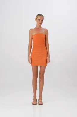 L'Idee Aurore Mini Dress Tangelo Size 8 for rent on The Volte - image 1