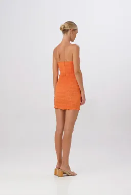 L'Idee Aurore Mini Dress Tangelo Size 8 for rent on The Volte - image 3