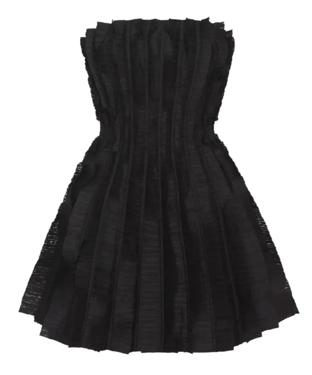 Aje Hybrid Sleeveless Mini Dress Black Size 8 for rent on The Volte - main image
